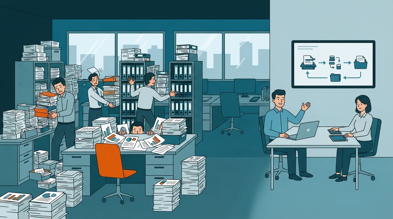Automatización documental vs rehacer el ERP: ¿qué conviene?