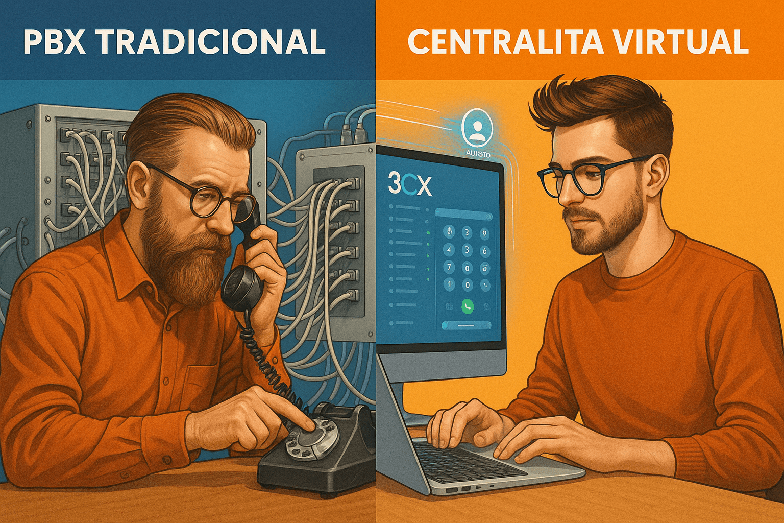 Centralita virtual vs. PBX tradicional: ventajas y desventajas