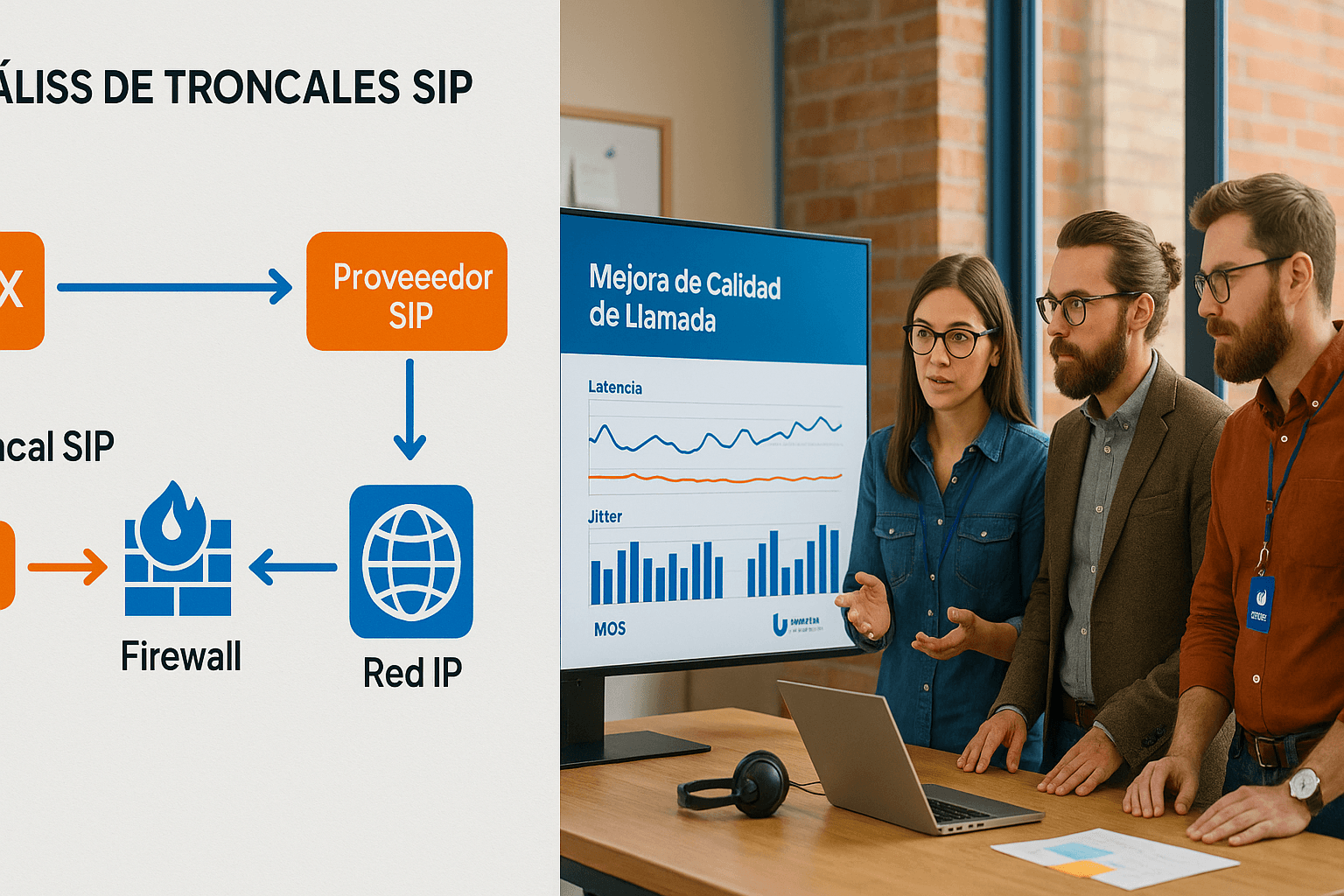 Análisis de llamadas en SIP Trunk: cómo mejorar la calidad de voz