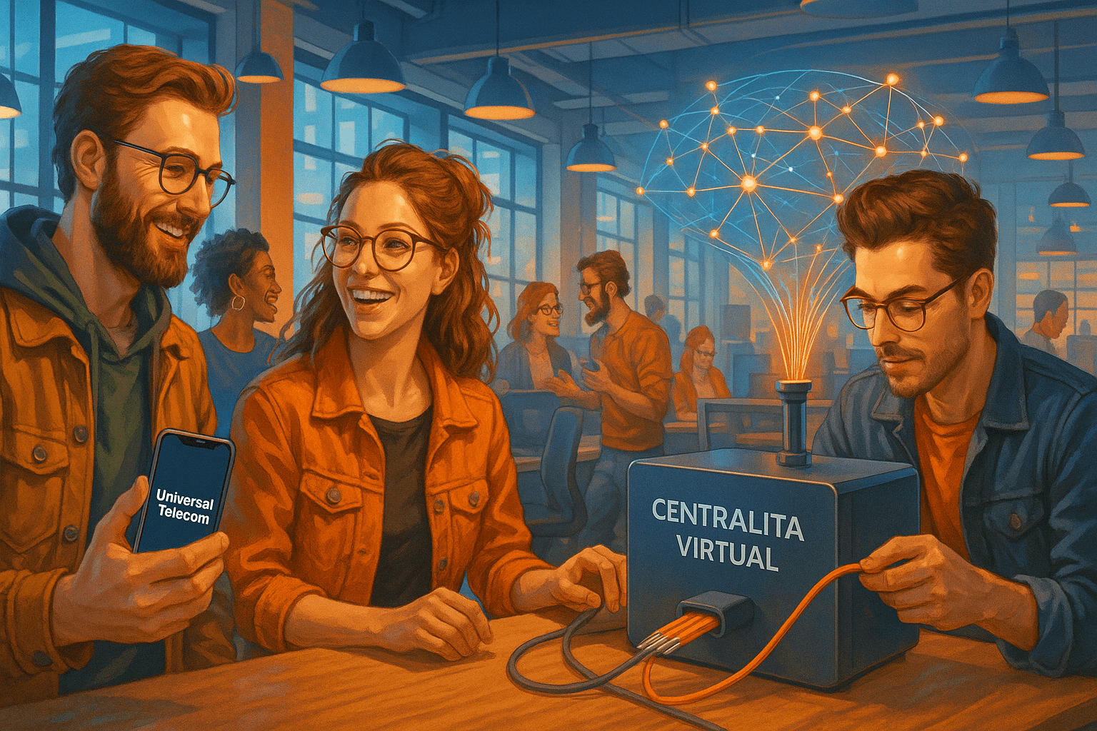 centralita virtual, movil, fibra